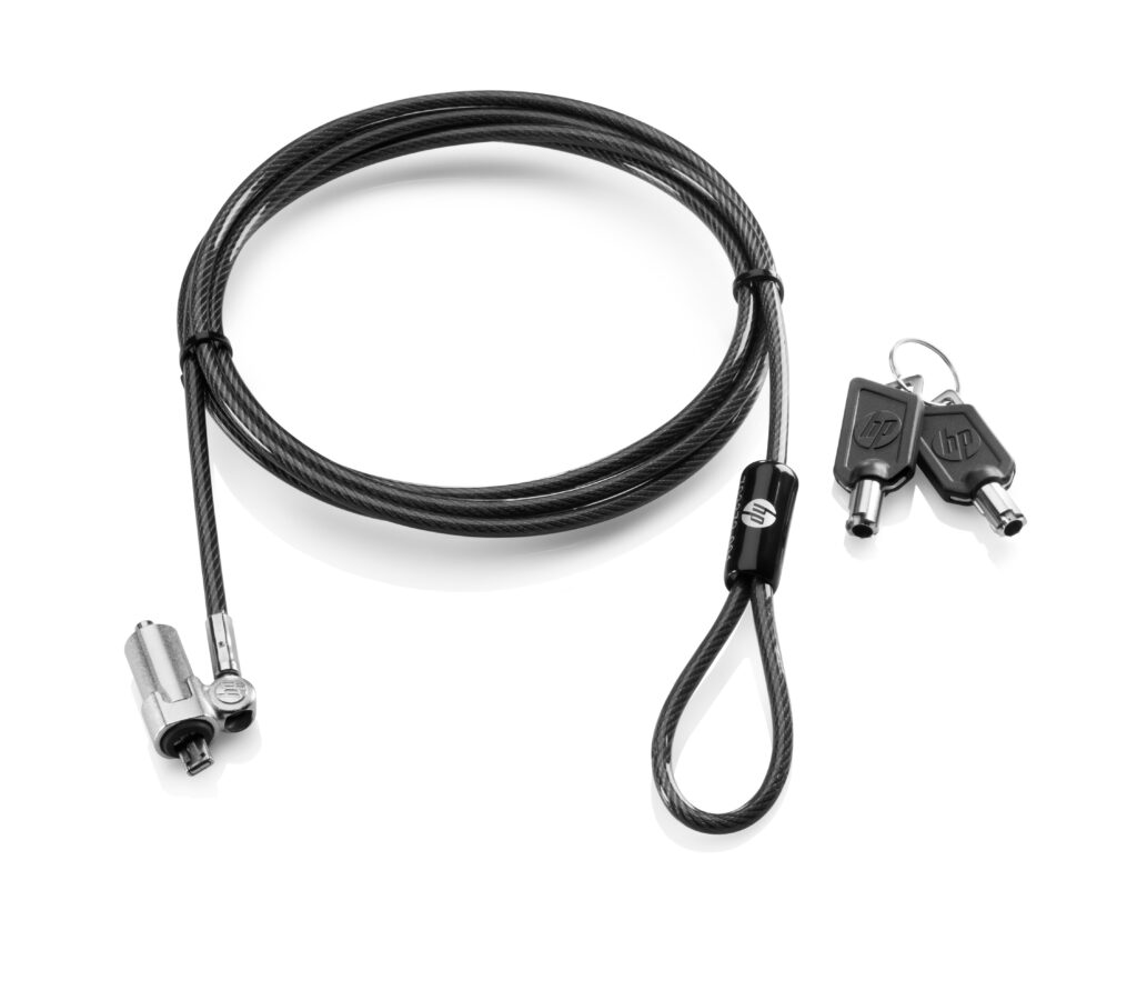HP Ultraslim Keyed Cable Lock — vue du produit 1