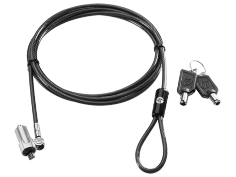 HP Ultraslim Keyed Cable Lock — vue du produit 2